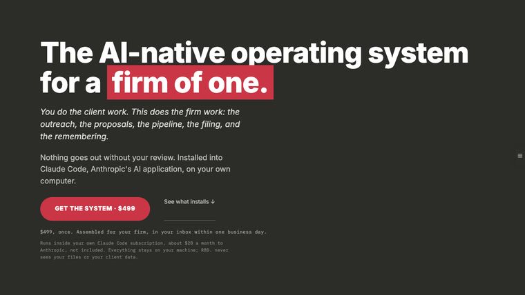 The Firm Operating System page