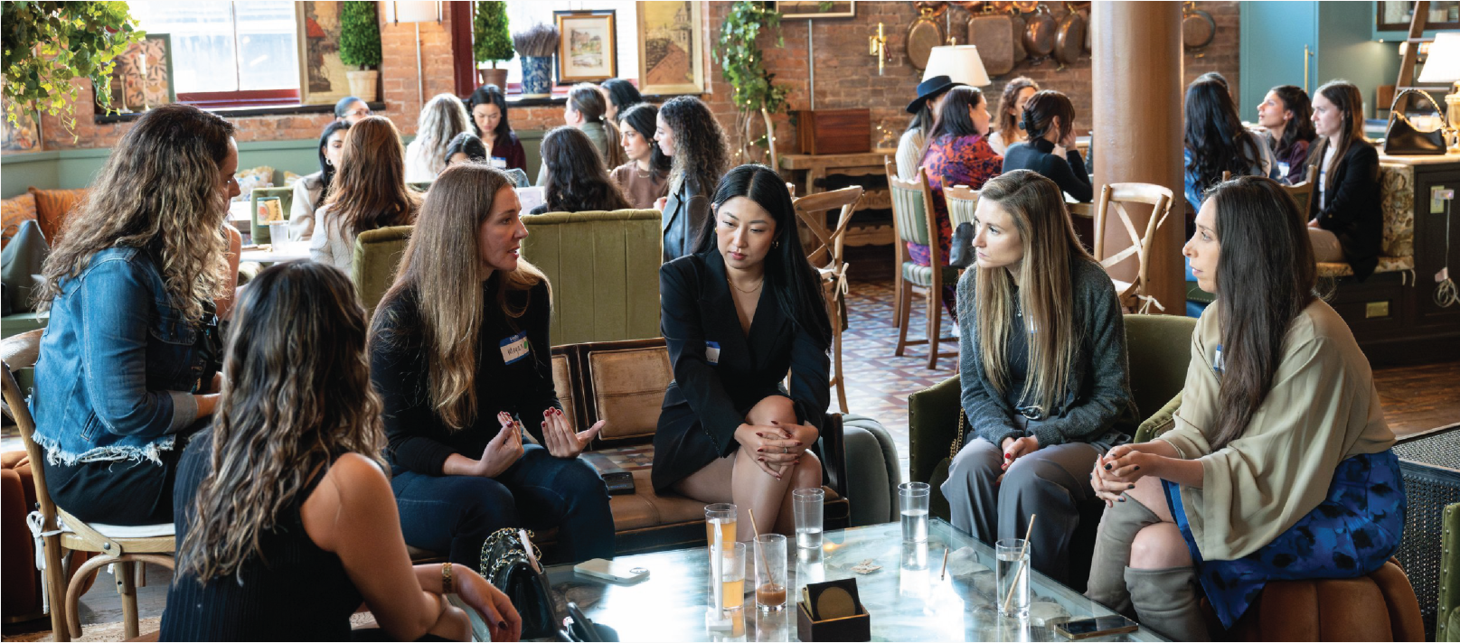 Megan Starkey facilitating an executive roundtable